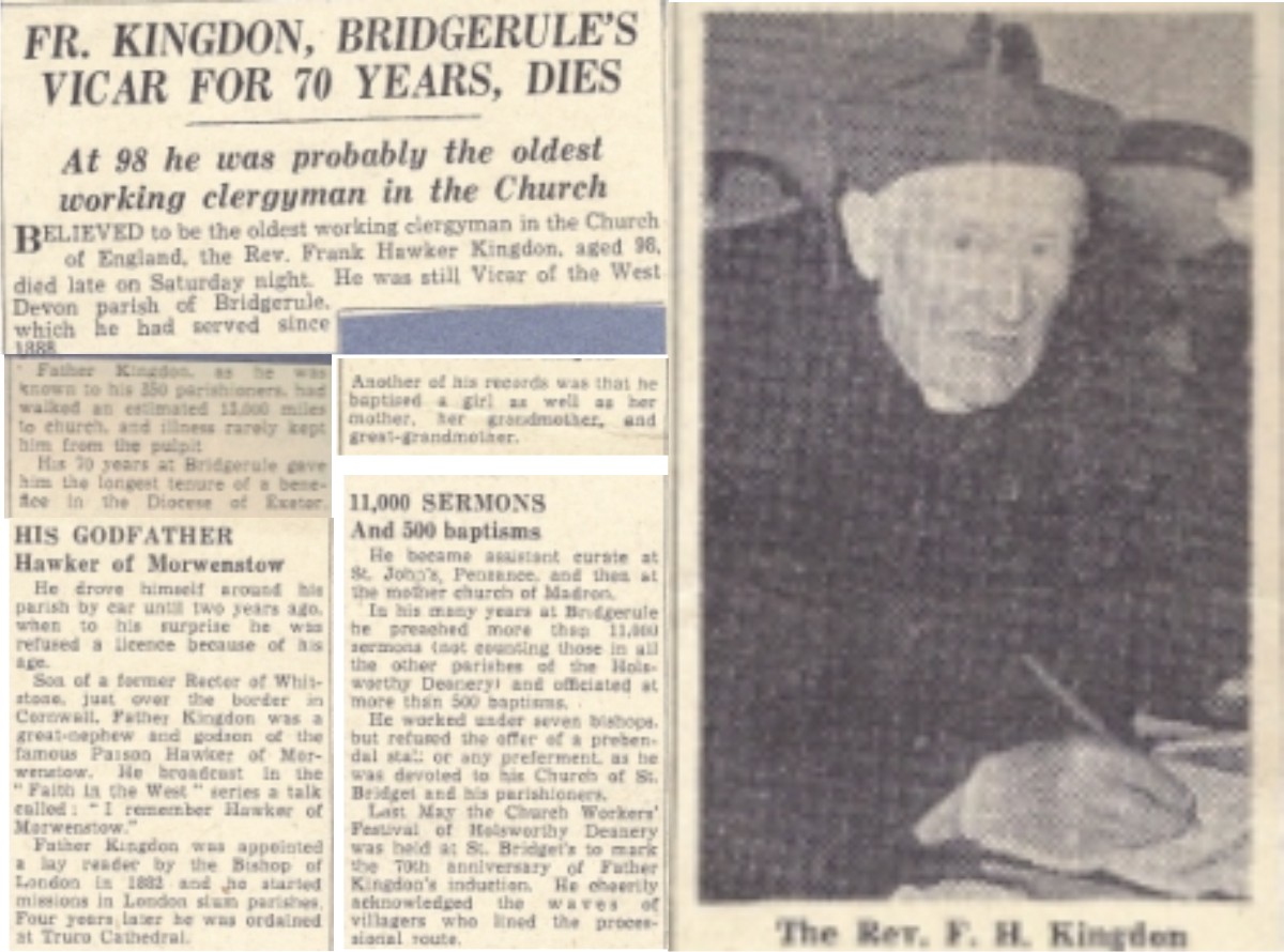 Father Kingdon's Obituary